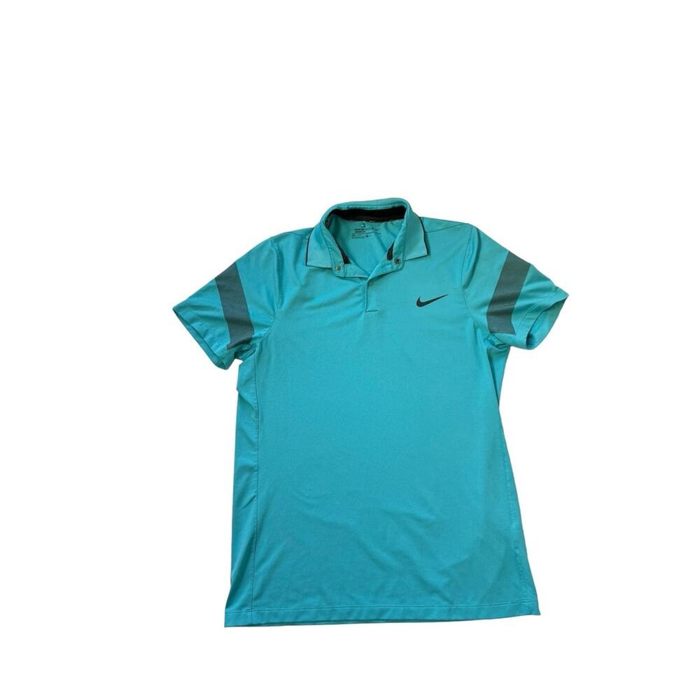 Nike Men's Modern Fit Golf Teal Polo Size M‎